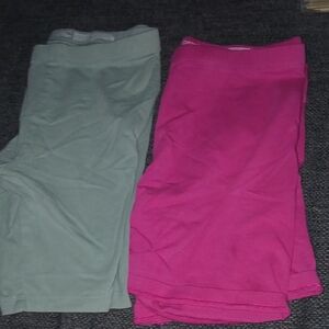 Disney Mini Skirts in Hot Pink & Sage Green